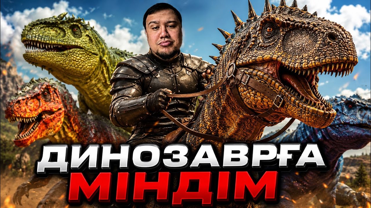 ДИНОЗАВРҒА МІНДІМ | ark survival ascended 