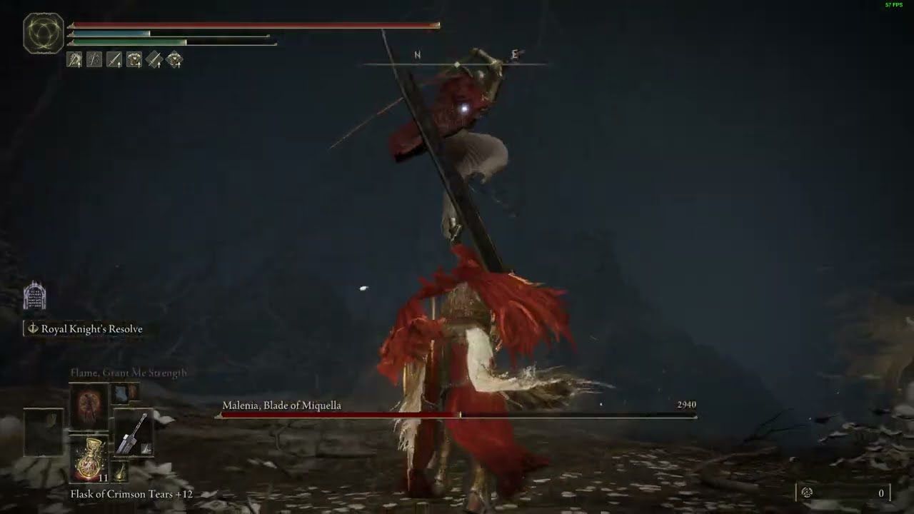 NG+7 Malenia no hit, Guts Greatsword strength build