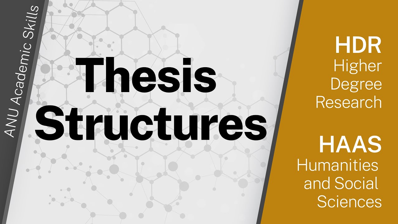 Thesis Structures for HDR students