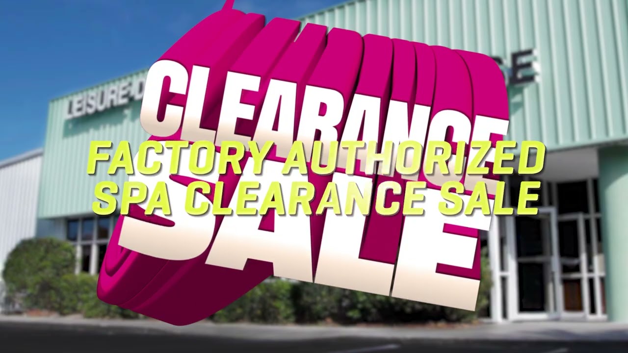 Leisure Depot 2023 Factory Clearance Sale!