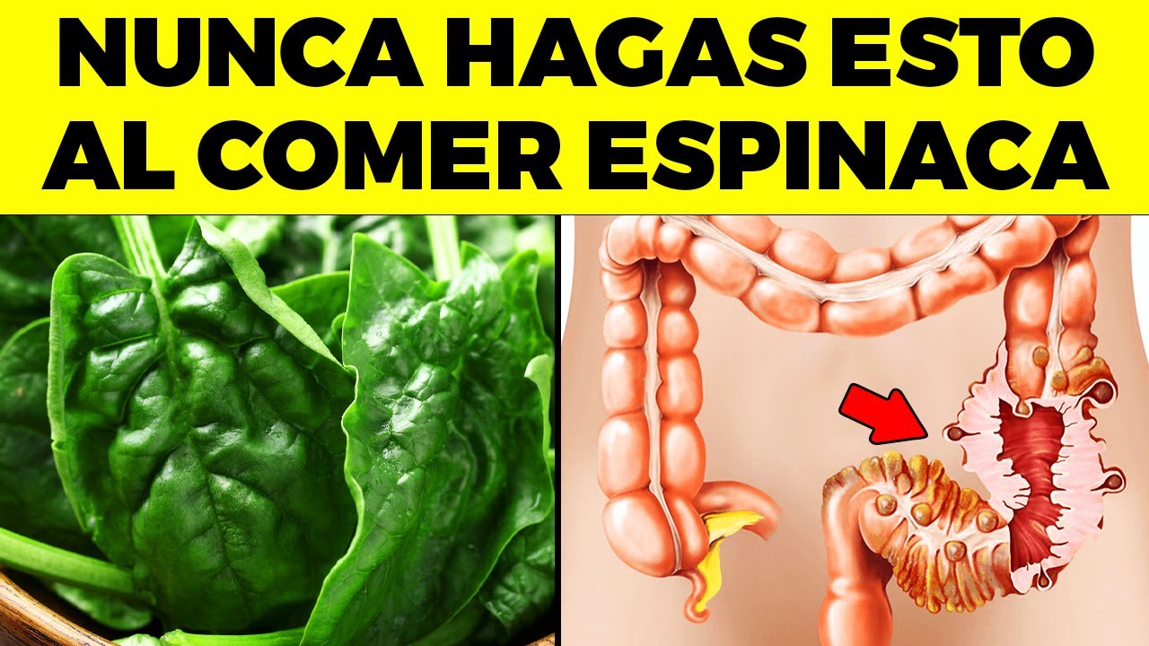 12 errores que NUNCA DEBES HACER al comer ESPINACAS