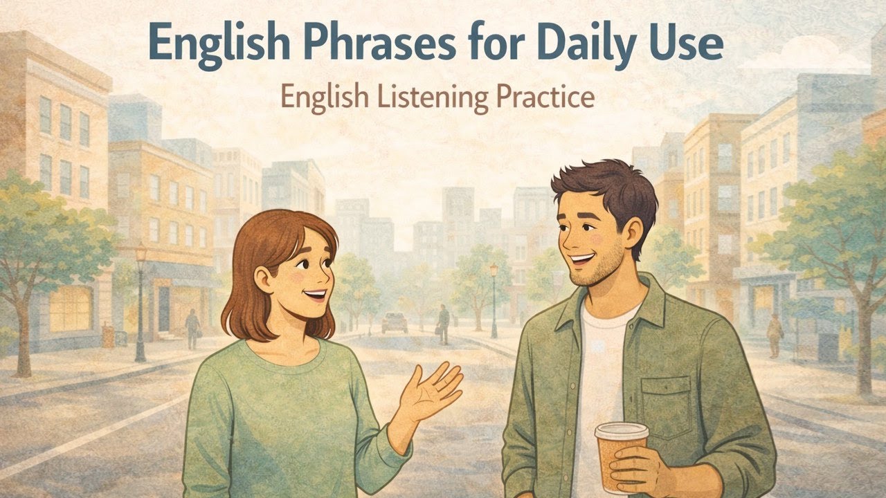 100 English Phrases for Daily Use | Speak English Fluently! English Listening Practice