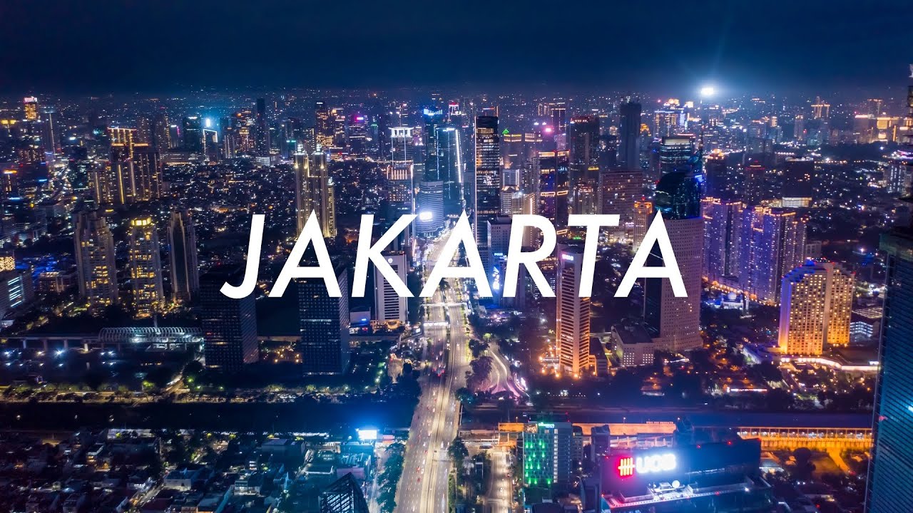 34 Minutes of Jakarta, Indonesia: Beautiful Aerial Drone Stock Video Footage of Asian City in 4K