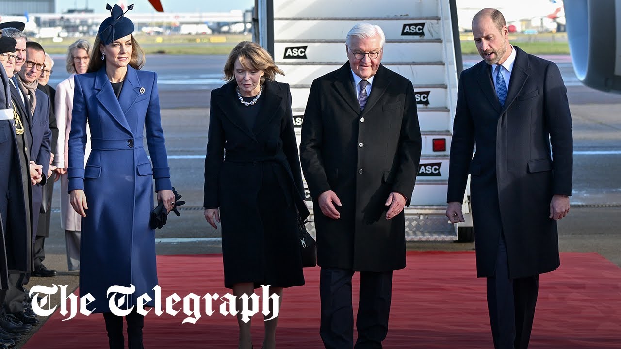 In full: King and Queen welcome German president to Windsor