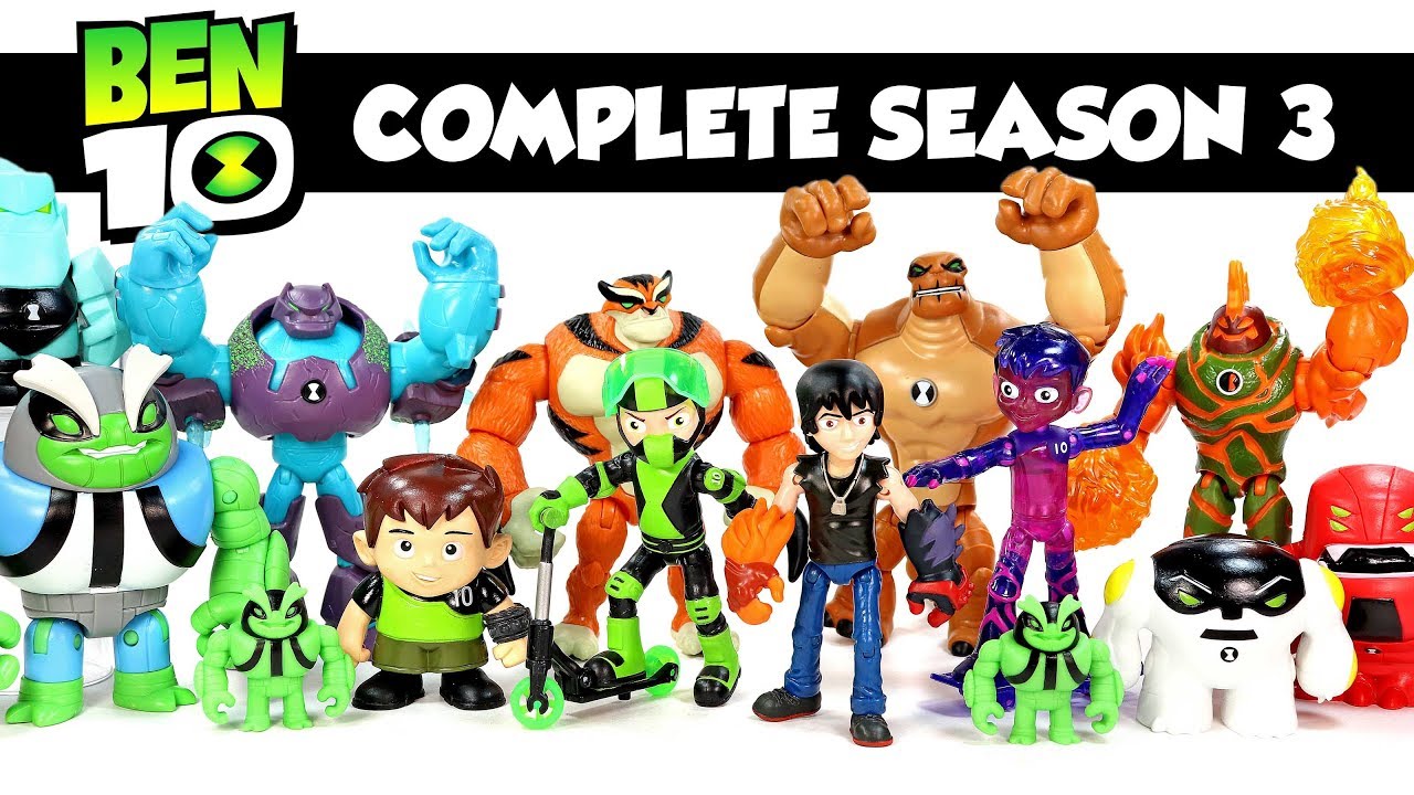 Every BEN 10 Reboot Season 3 Omnitrix vs Antitrix & Pollo Campero Kid's Meal Toys Action Figures