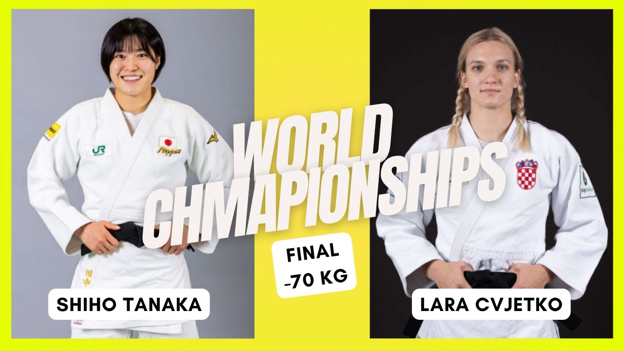 Lara CVJETKO VS Shiho TANAKA World Senior Championships 2025 Hungary Gold medal contest -70 kg