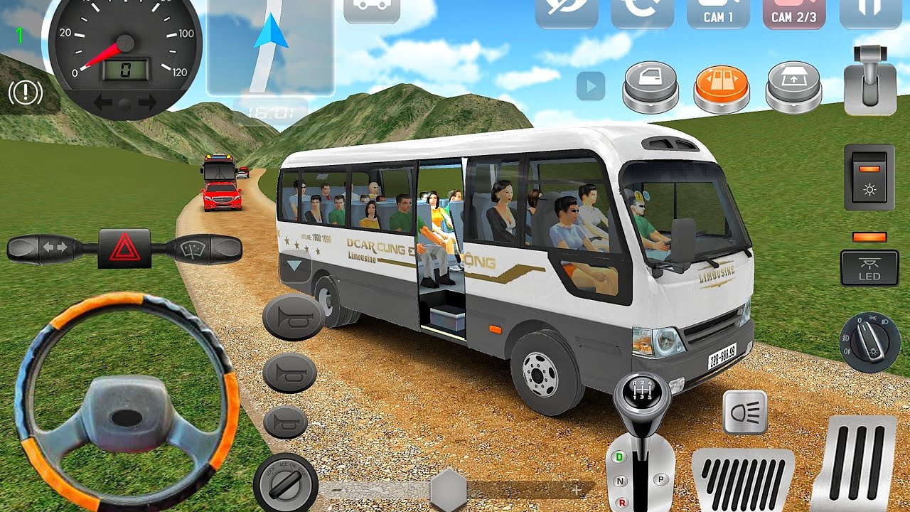 New Hyundai County Bus Driving - Ultimate Long Drive Adventure - Bus Game Android Gameplay