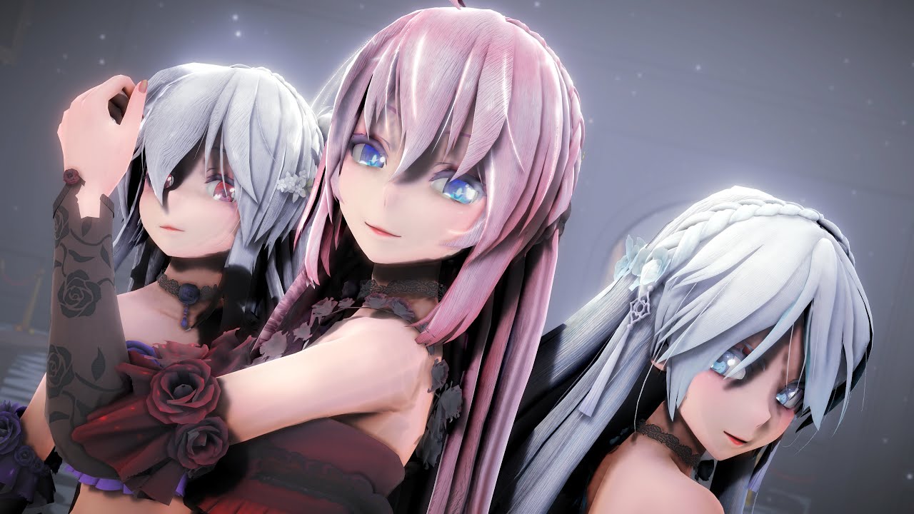 【MMD】Masked bitcH【Luka×Haku×言和】