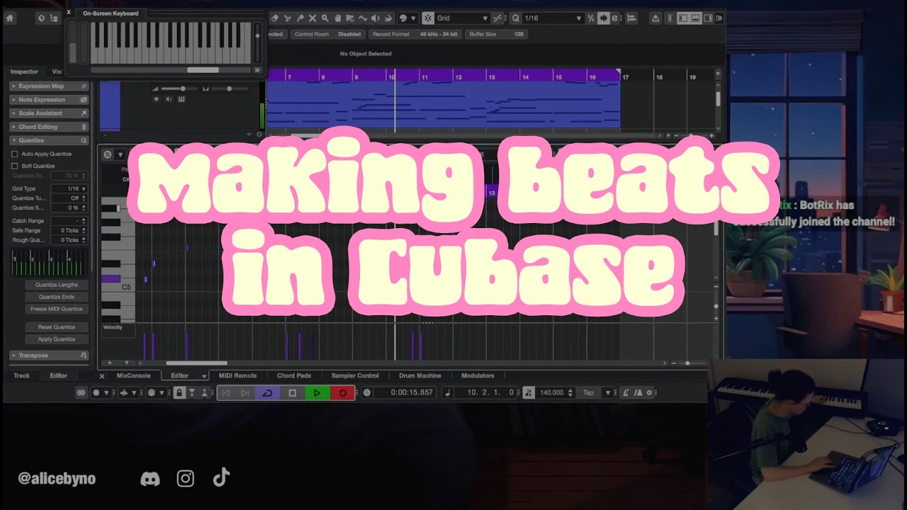 Making a pain beat in Cubase