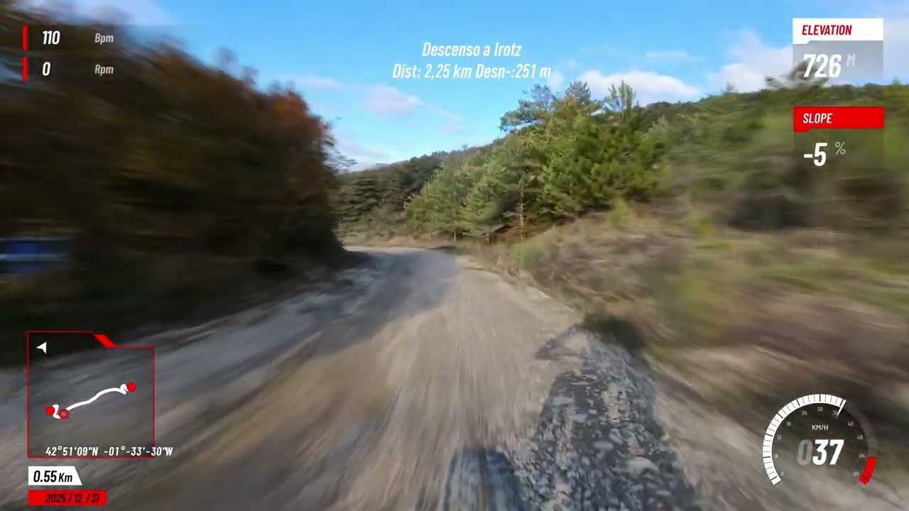 Insta 360 Go 3s POV. MTB Alzuza.