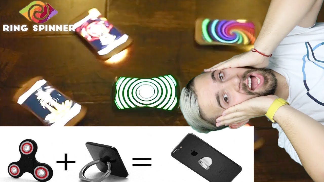 TELEFONBÓL FIDGET SPINNER ? | Ring Spinner TESZT !