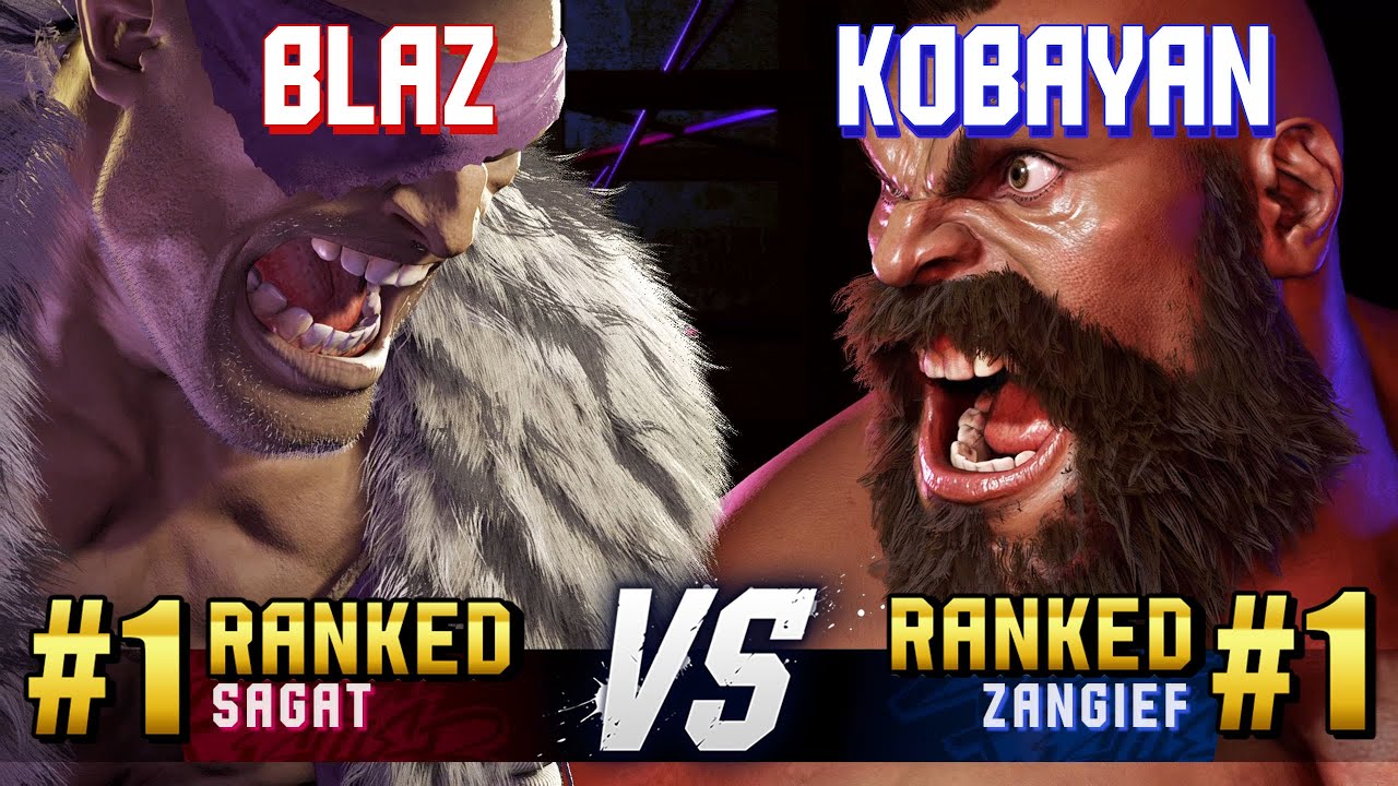 SF6 ▰ BLAZ (#1 Ranked Sagat) vs KOBAYAN (#1 Ranked Zangief) ▰ High Level Gameplay