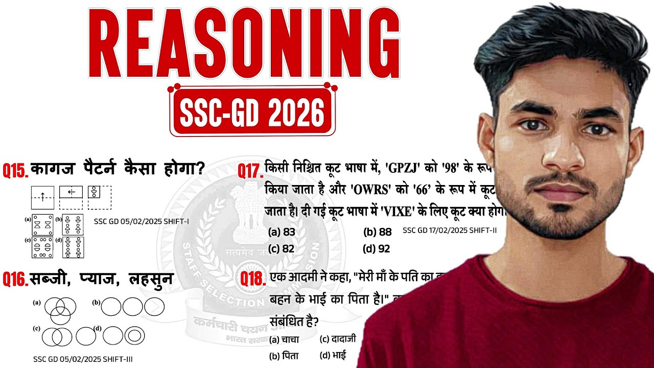 Reasoning प्रैक्टिस Set–02 | SSC-GD 2026 || Mori Classes