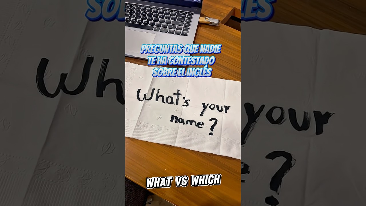 Preguntas que nadie te supo contestar del inglés: What vs Which 🇬🇧😳 ya lo sabías?