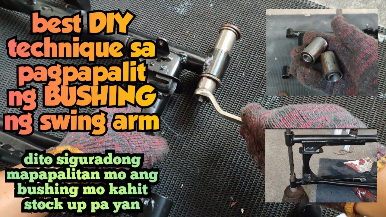 Paano magpalit ng BUSHING sa swing arm ng motor (100% DIY at siguradong kayang kaya mo)