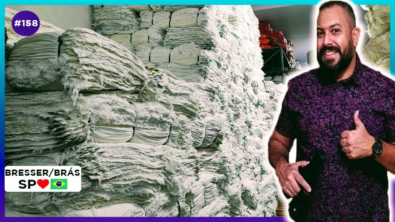 SACARIAS E PANOS DE PRATO NO ATACADO RUA BRESSER/BRÁS - CAEBITEX DISTRIBUIDORA #158