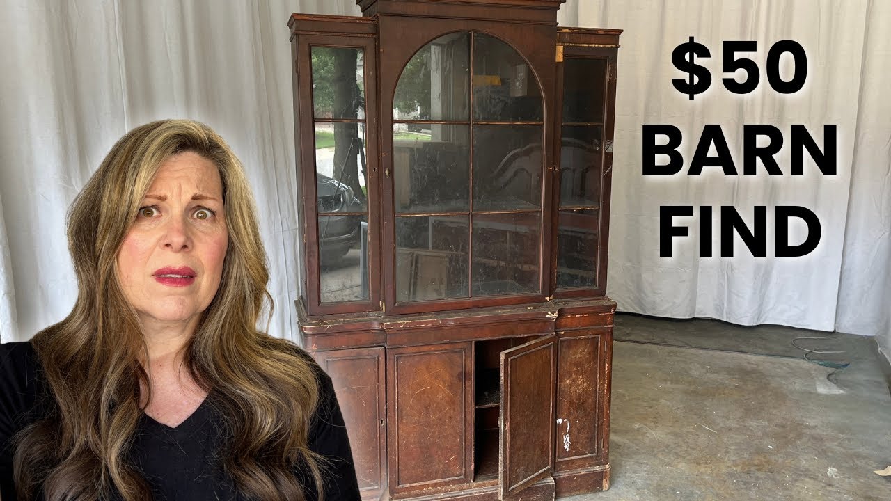 I Didn’t Know If This Water-Damaged Antique Arched Bookcase Could Be Saved