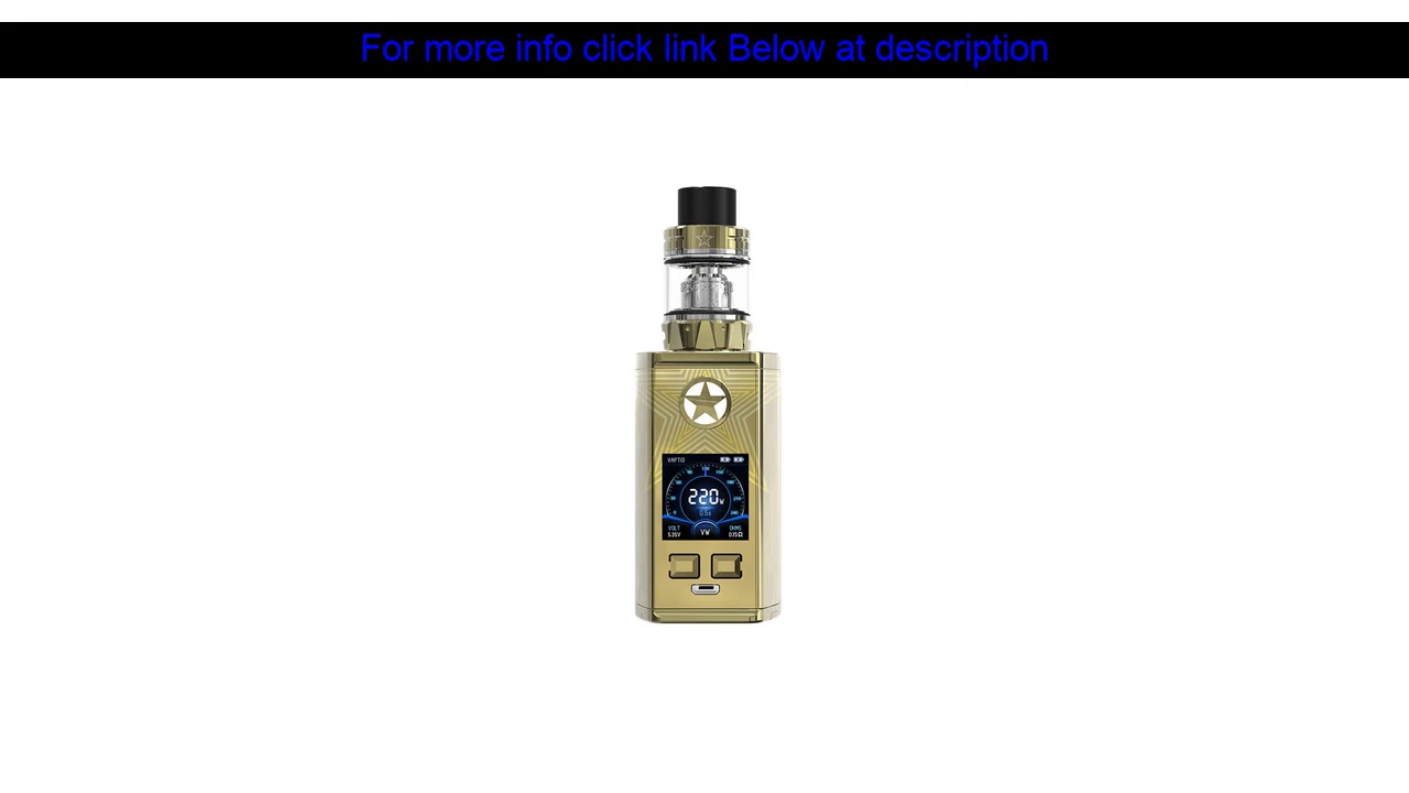 &radic; Deal Promo 50% [OFF] Gift Vaporizer Vaptio Captain 220W Kit 2.0ml Tank Atomizer Electronic Cigare