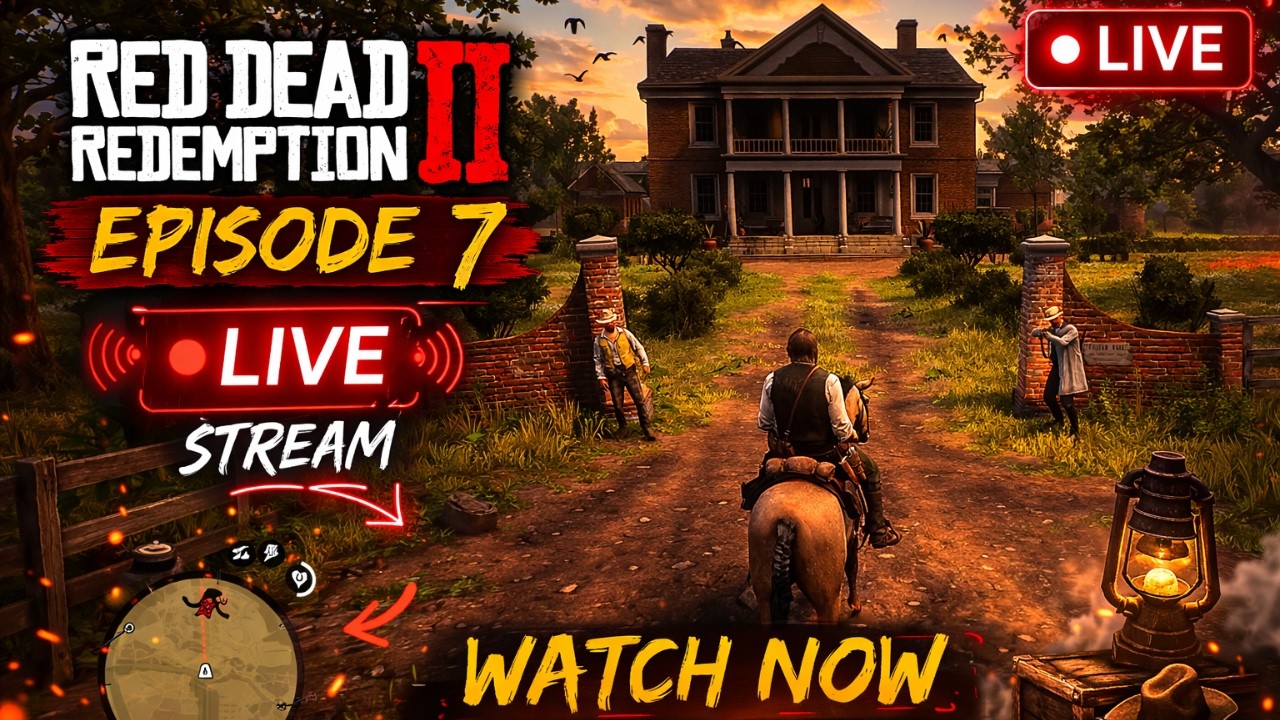 Red Dead Redemption 2 Episode 7 LIVE | Gray Family Trouble Begins! 🔥