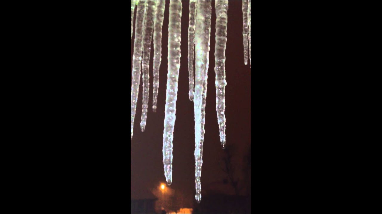 Dripping icicles...