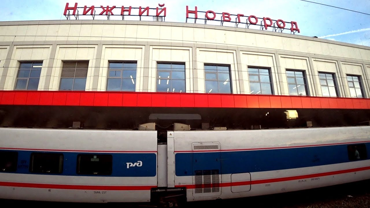 На электричке из Семёнова в Нижний Новгород (вид из окна) / By train from Semenov to Nizhny Novgorod