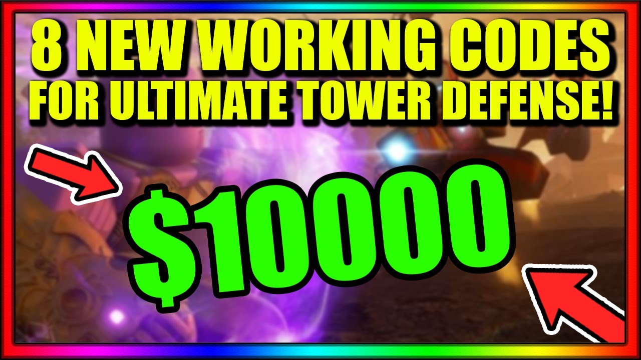 8 *NEW* WORKING CODES FOR ULTIMATE TOWER DEFENSE! [JAN 2021]
