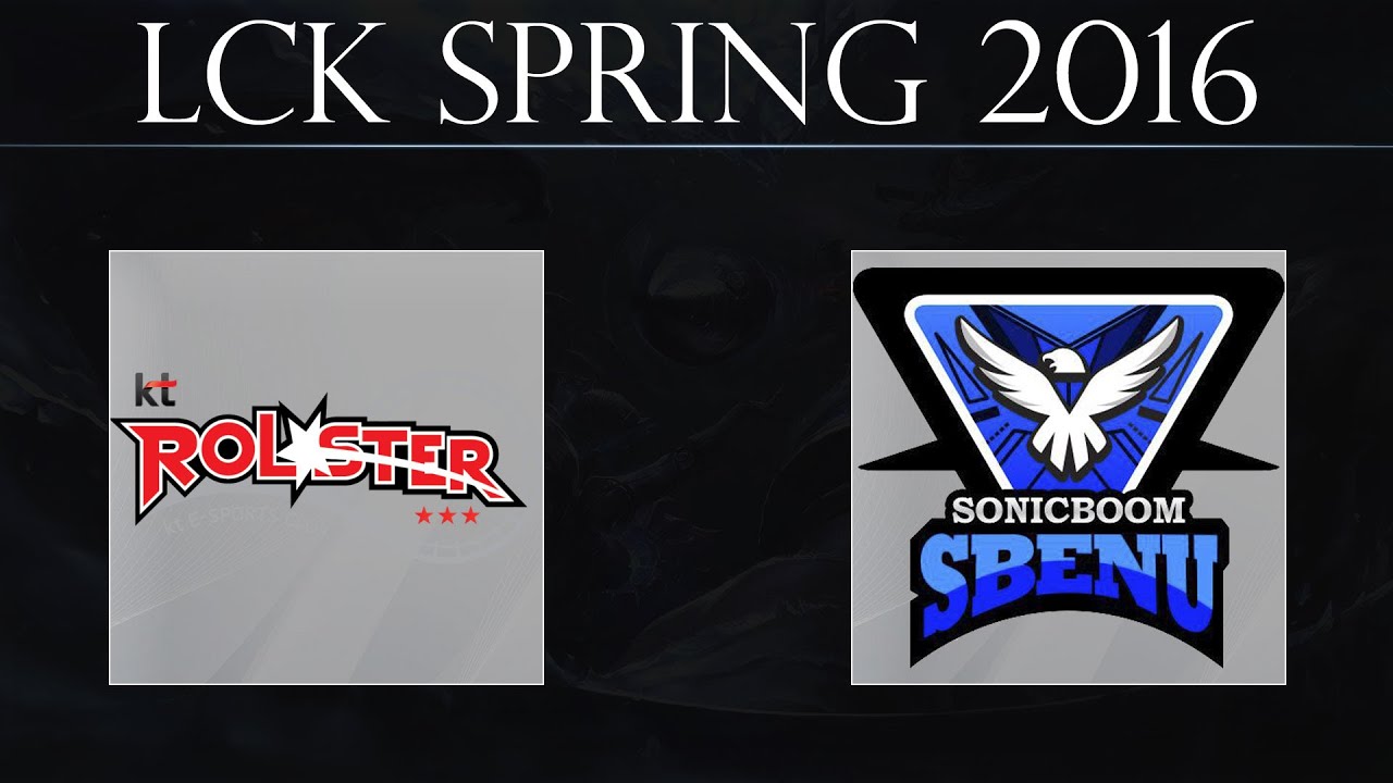 KT vs SBENU G1 | KT Rolster vs SBENU Sonicboom G1 (15.01.2016) | LCK Spring 2016