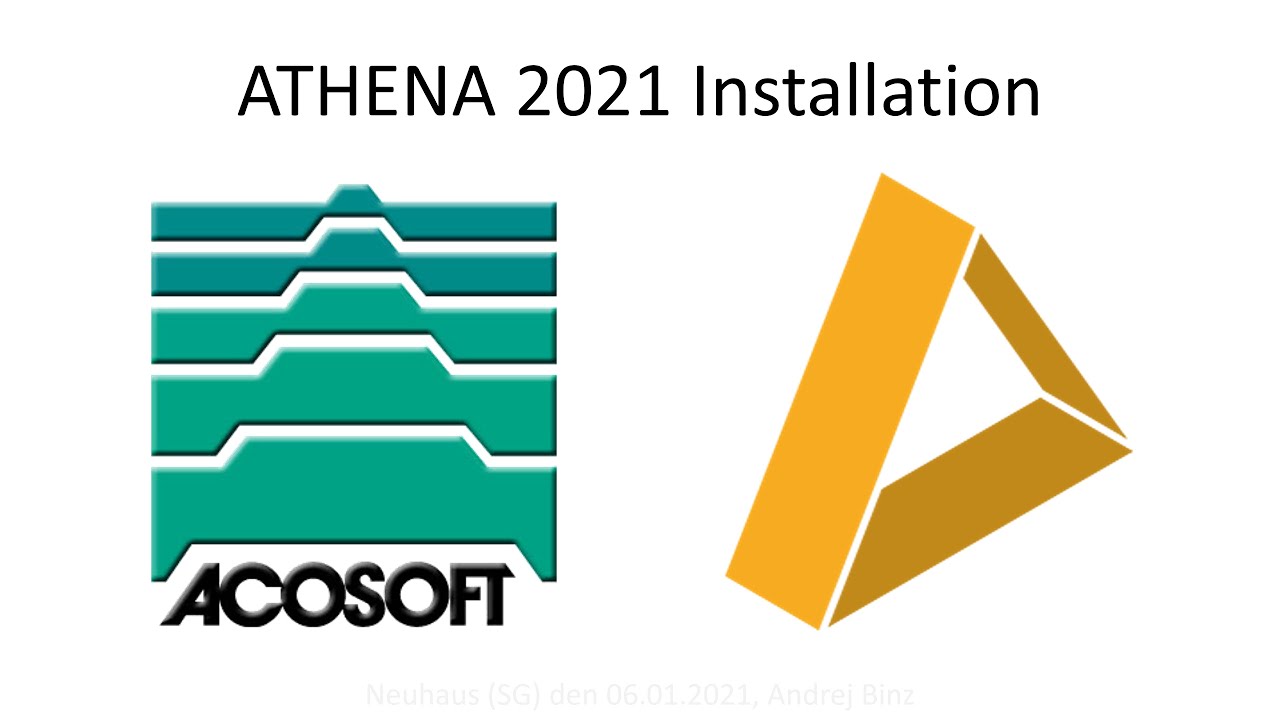 ATHENA 2021 Installationsanleitung