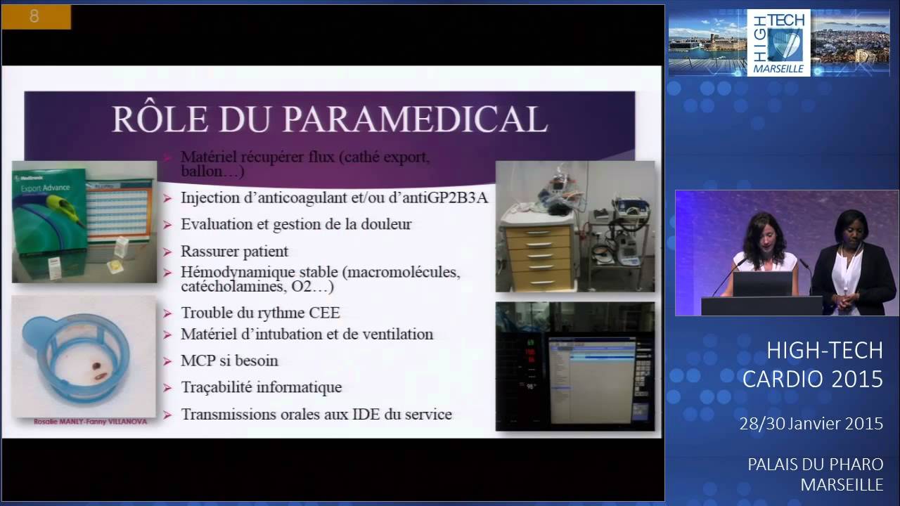 Tamponnade, bav et accident embolique, le rôle du paramédical en salle de KT