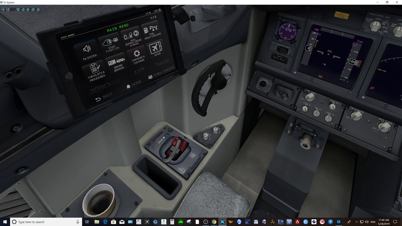 How to fix  Nose Wheel Tiller in Xplane 11 ( Zibo 737-800 )
