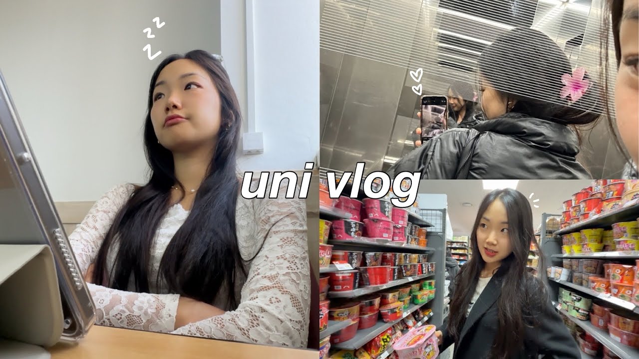📓korea uni vlog: dias produtivos, aproveitando o campus life, tentando balançar os estudos&descanso