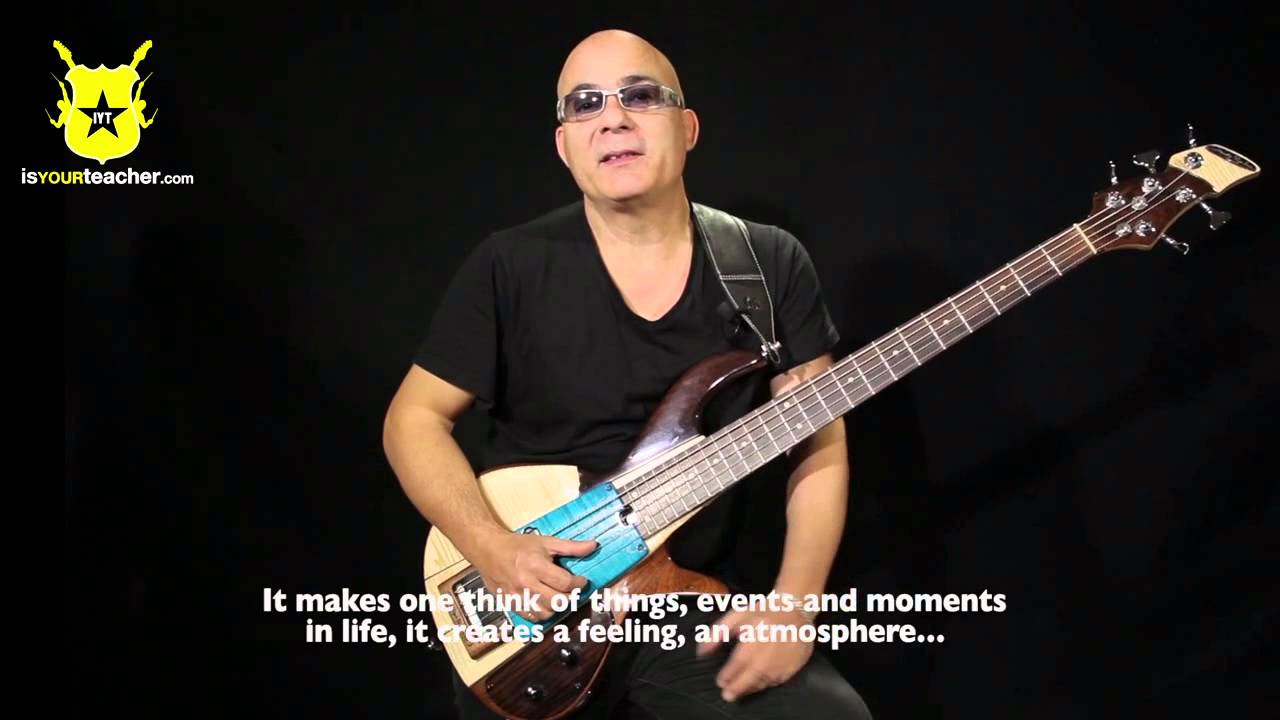 Learn BASS with Dominique Dipiazza on the isYOURteacher App