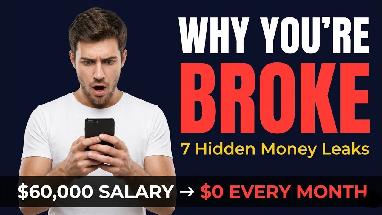 Why You're STILL BROKE Making $60k+ (The Hidden Money Leak Nobody Tells You) | Debt Payoff