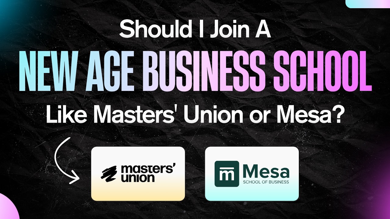 Стоит ли мне поступать в новую бизнес-школу, например, Masters' Union или Mesa?