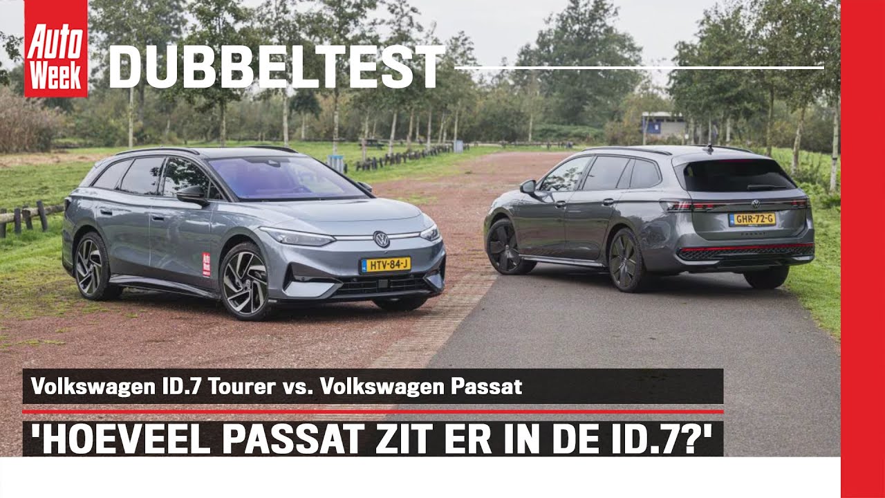 Waarom de Volkswagen ID7 nu al (bijna) de betere Passat is - AutoWeek dubbeltest