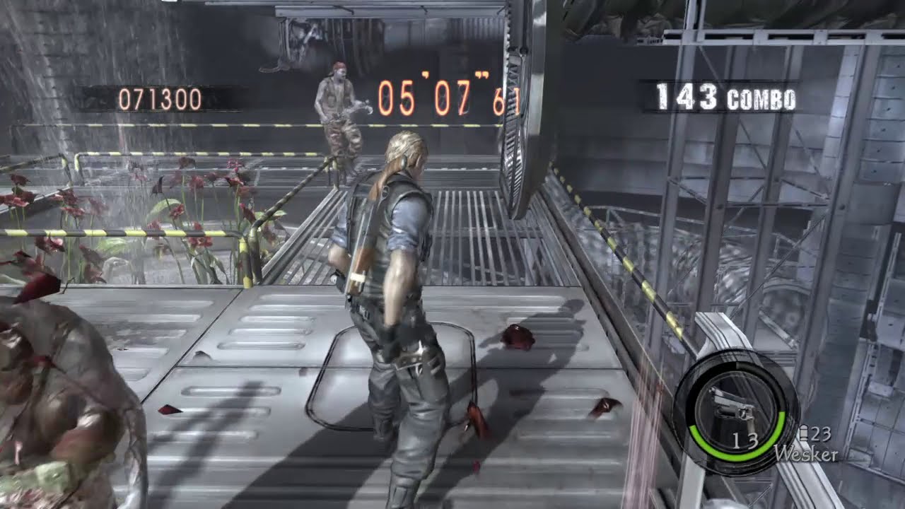 バイオ5マーセ RE5 mercenaries united / 実験施設 Experimental Facility solo 702k Wesker S.T.A.R.S. on PS4