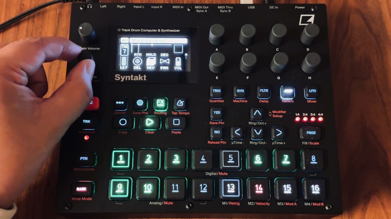 syntakt os1.40 melodic techno
