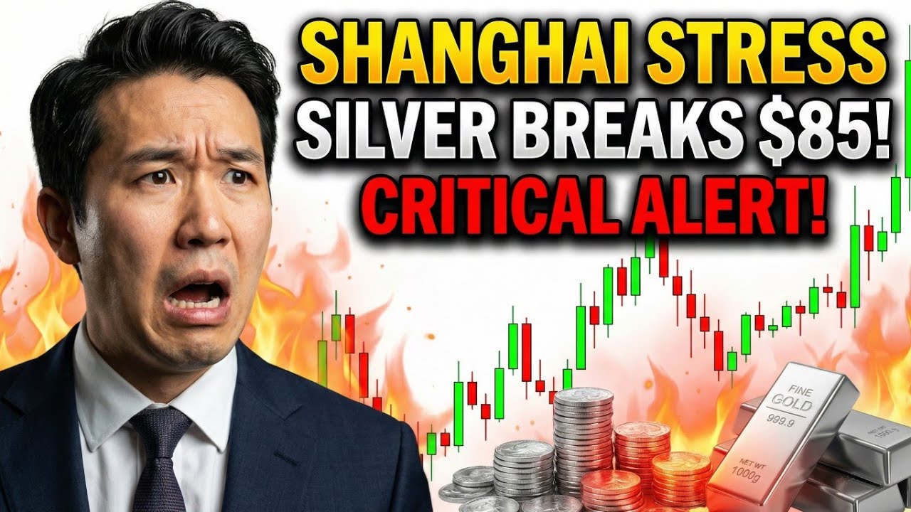 Shanghai Signals Stress as Silver Clears Critical $85 Level