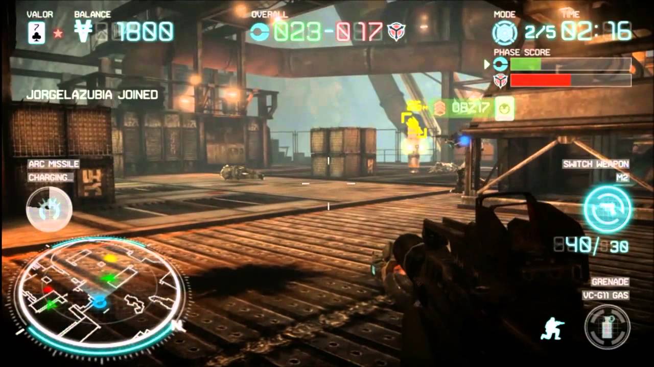 Killzone Mercenary Multiplayer Party Gameplay - Tharsis Depot [HD]