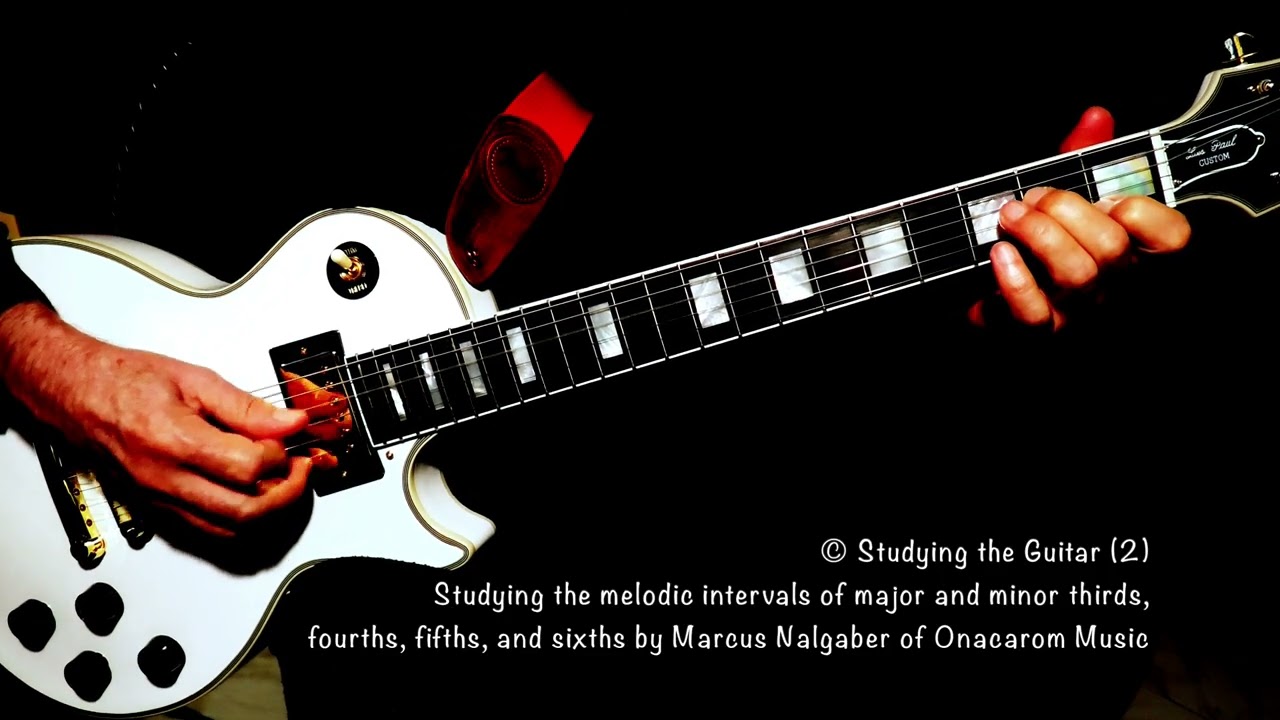 © Studying the Guitar (2) Studying the Interval of Major and Minor Third, Fourth, Fifth, and Sixth