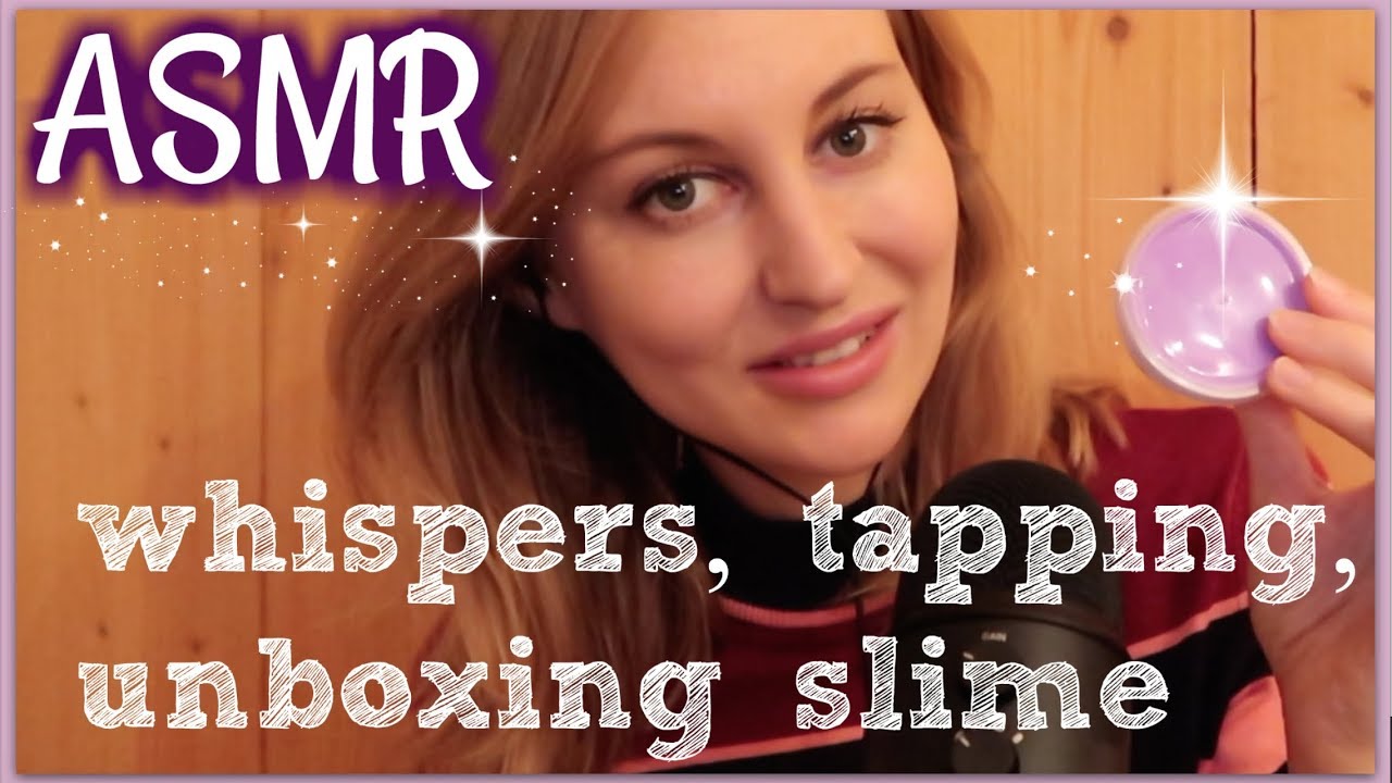 ASMR - UNBOXING SLIME - Dutch whispers, slime pressing, tapping | Sofie Softly ASMR