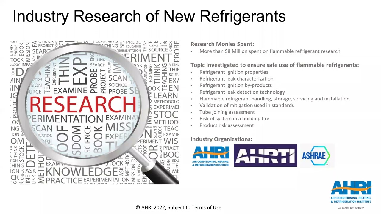 Transitioning the HVACR Industry to Flammable Refrigerants
