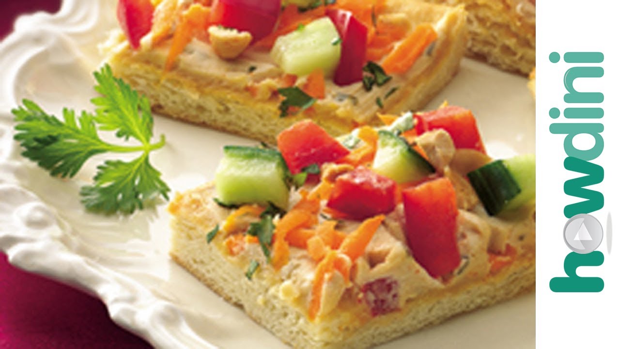 Appetizer recipes: How to make Thai pizza appetizers