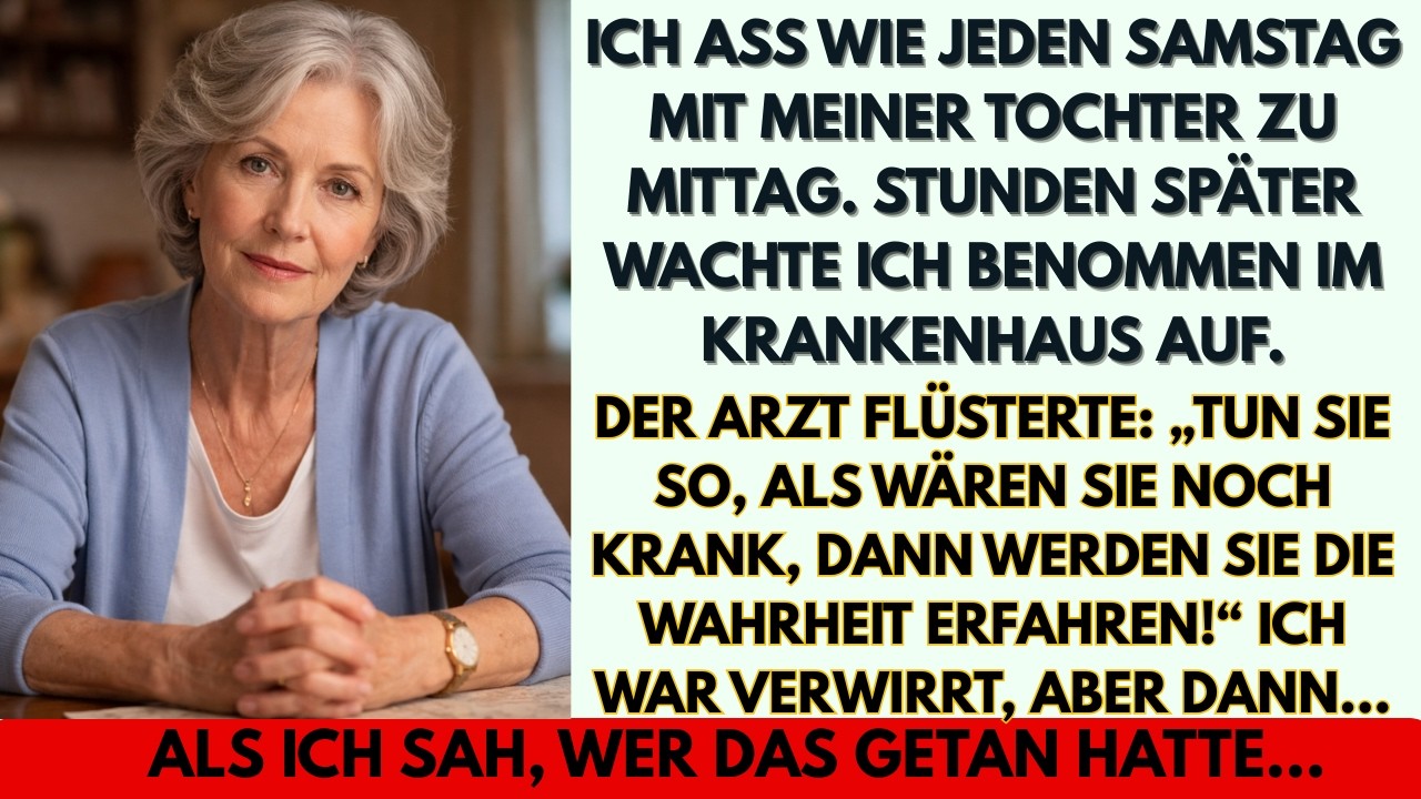 Meine Tochter hatte das Mittagessen vorbereitet… Stunden später sagte der Arzt „Es ist sehr ernst…“