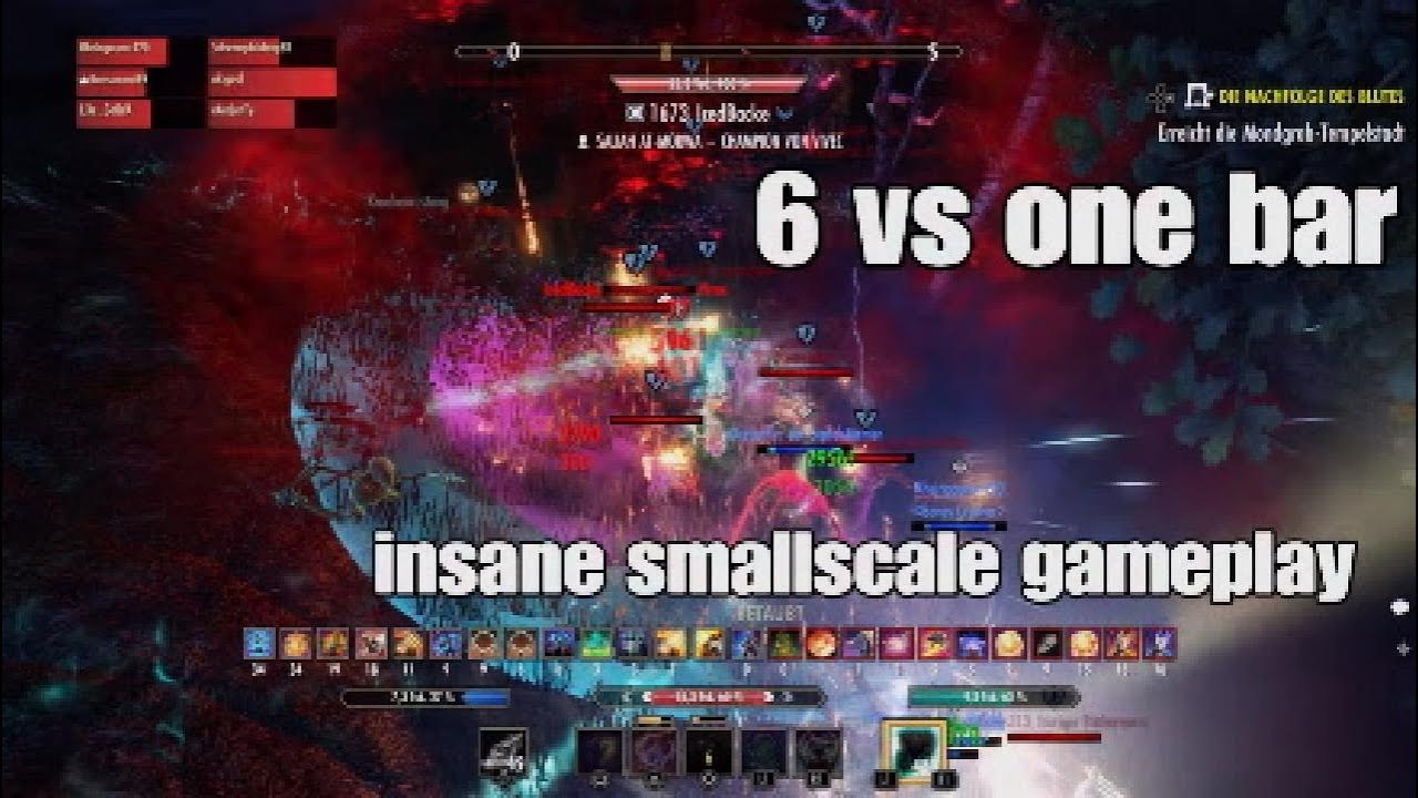 [ESO] [PVP] 6 vs one bar blue/Insane Smallscale Gameplay/Deadlands [PS4] [EU]