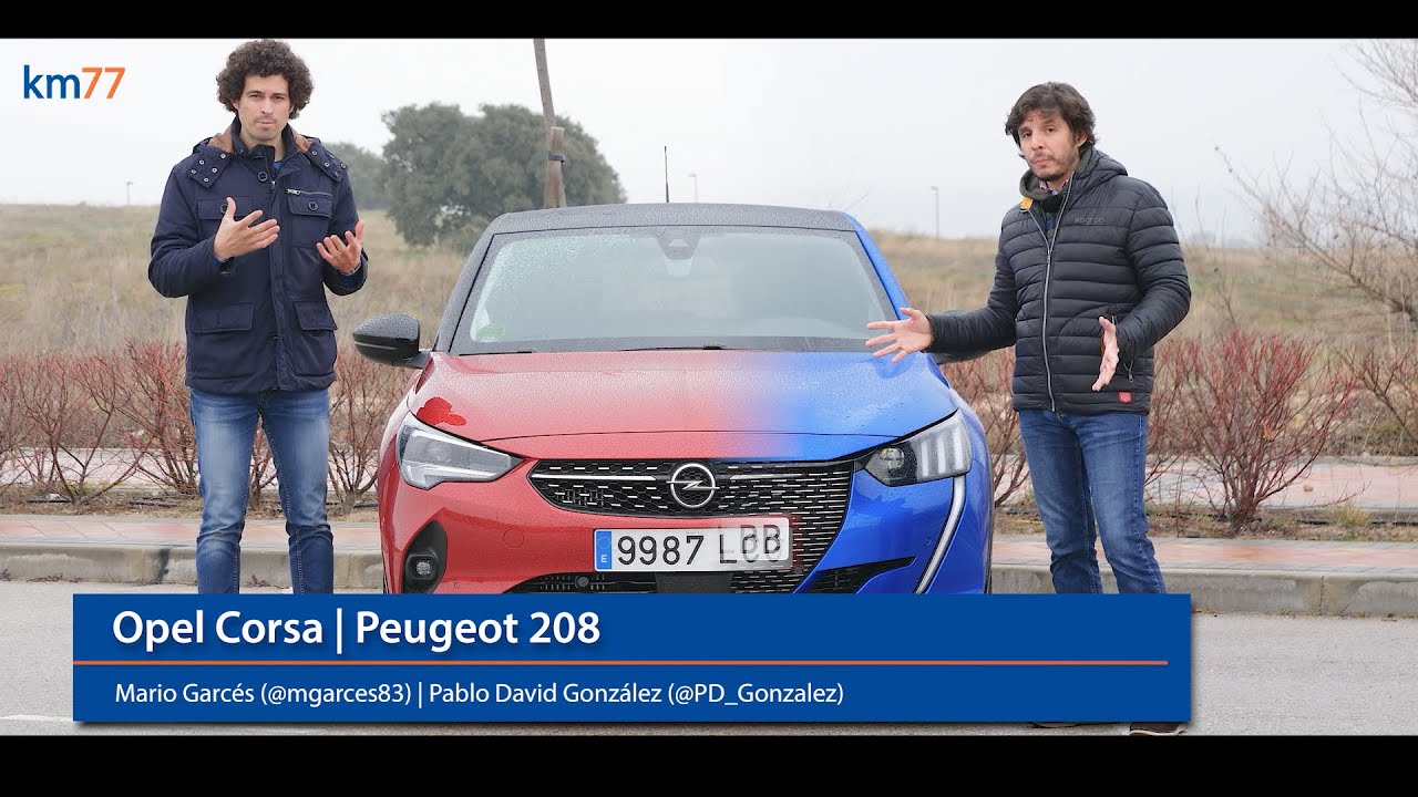 Opel Corsa (2020) y Peugeot 208 (2020). Comparativa | km77.com
