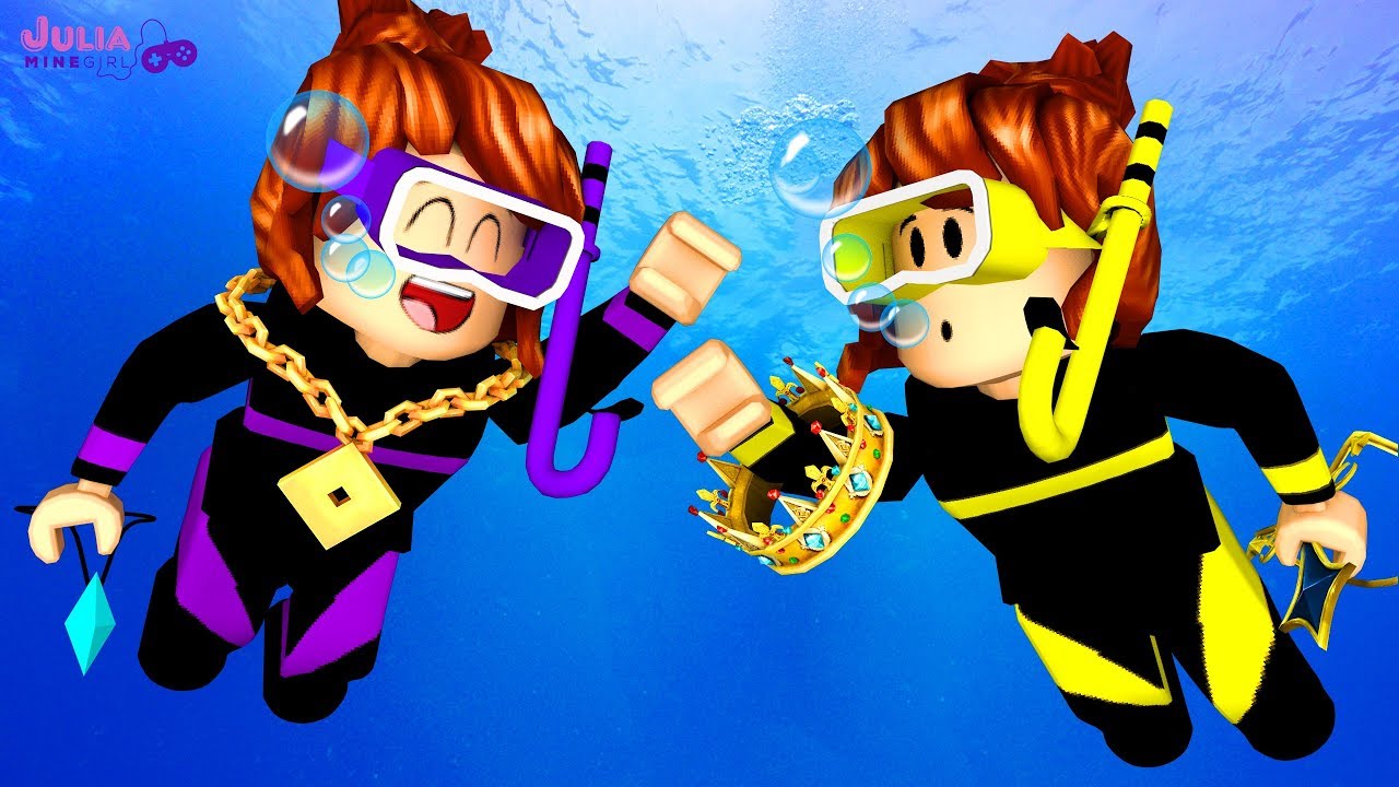 Roblox - COMPETIÇÃO NO FUNDO DO MAR (Scuba Diving at Quill Lake)