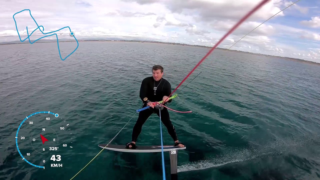 RAW Cut - Kitefoil race training - Tacks and Jibes