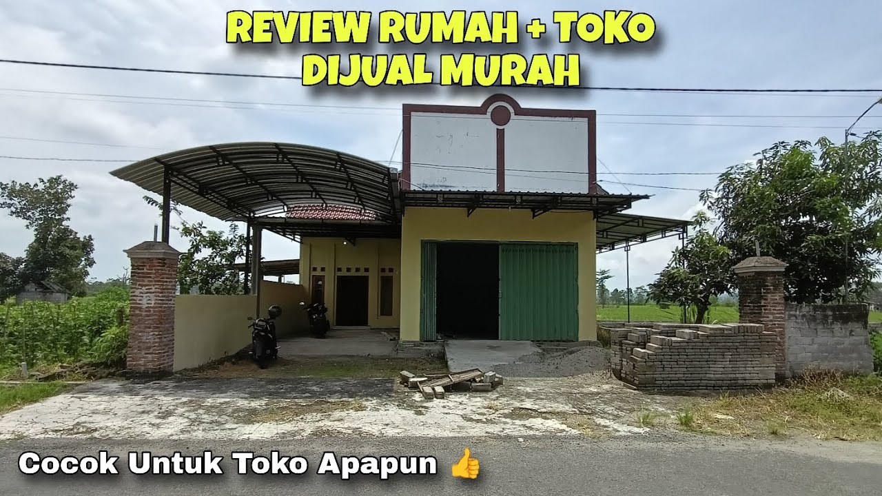 Rumah dan Toko DIJUAL Murah ! Cocok untuk Usaha Apapun 