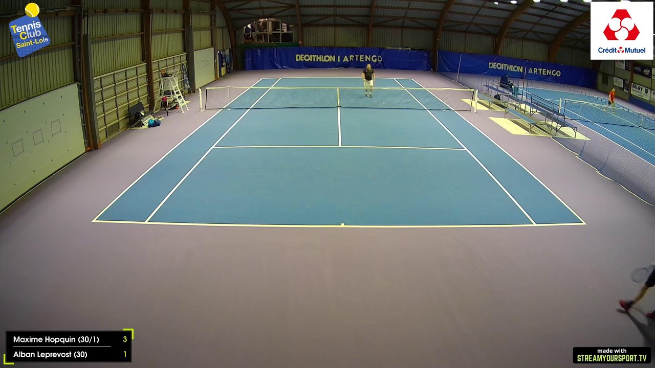 Court 1 : Maxime Hopquin (30/1) 🆚 Alban Leprevost (30)